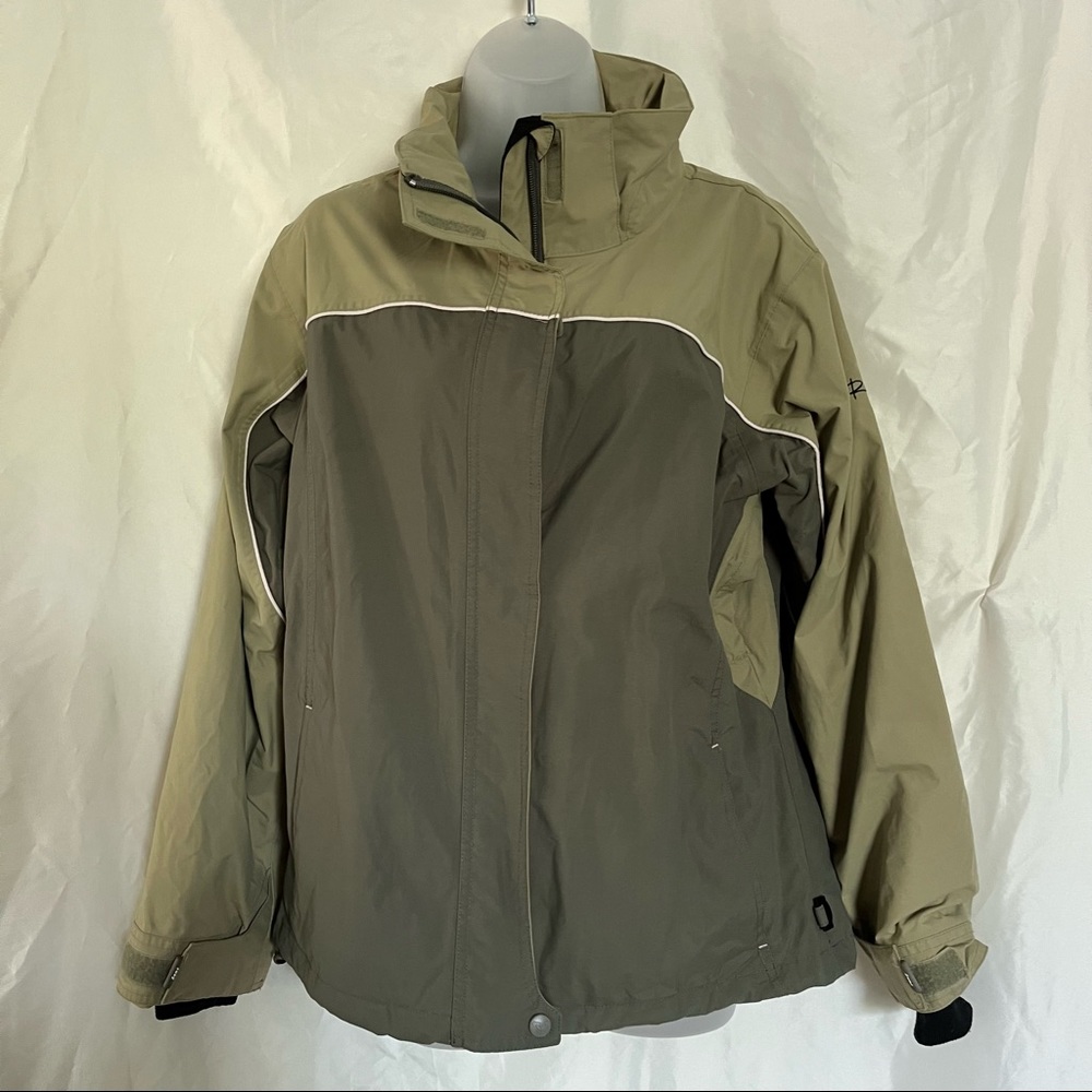 🎿 🏔 Roxy X-Series Green Olive Winter Water Resistant Ski Snow Jacket Coat